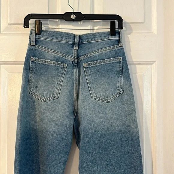 NWT Women’s Zara High Rise Wide Leg Denim Jeans Size 34 US (2) - Picture 6 of 10